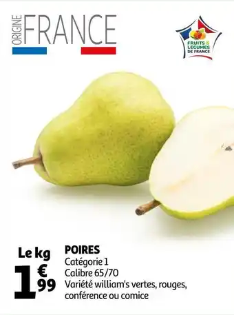 Auchan Poires offre