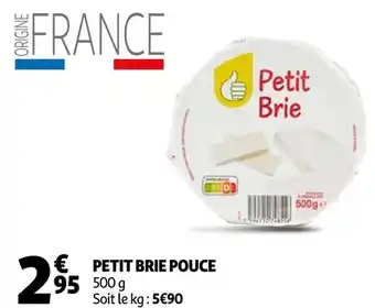 Auchan Petit brie pouce offre