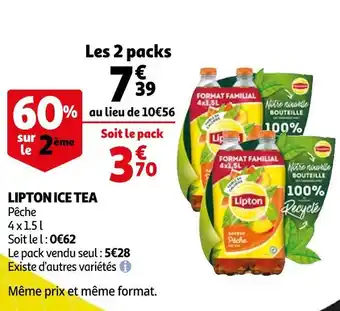 Auchan Lipton lipton ice tea offre