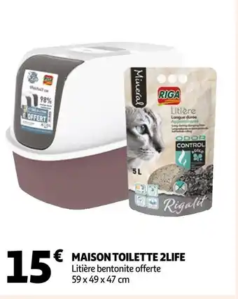 Auchan Maison toilette 2life offre