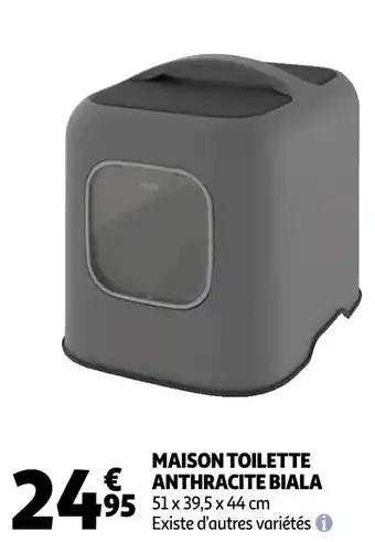 Auchan Maison toilette anthracite biala offre