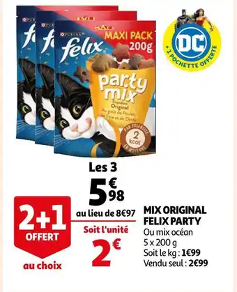 Auchan Felix mix original party offre