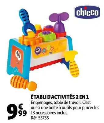 Auchan Chicco établi d'activités 2 en 1 offre