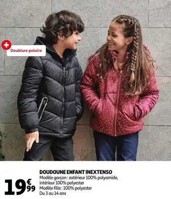 Auchan In extenso doudoune enfant offre