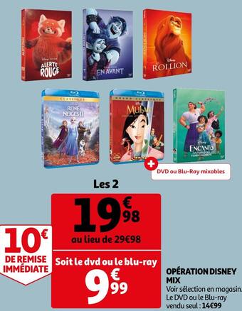 Auchan Opération disney mix offre