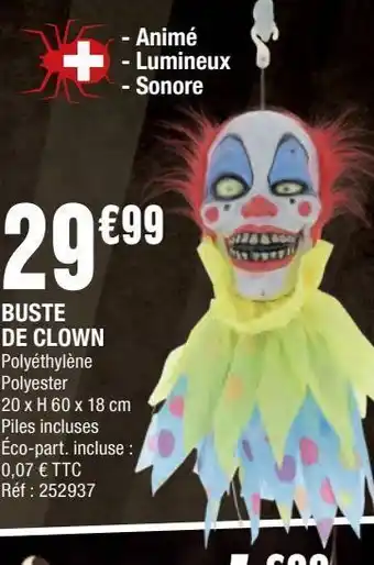 Buste de clown