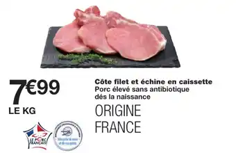 Monoprix Côtés filet et échine en caissette offre