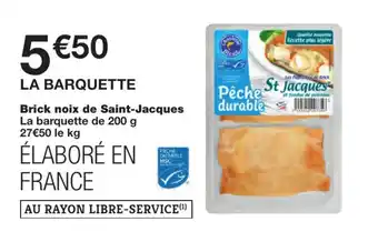 Monoprix Brick noix de Saint-Jacques offre