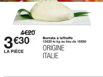 Burrata à la Truffe