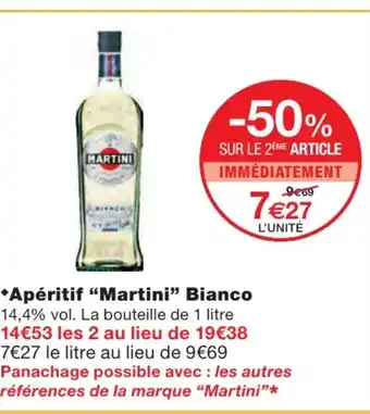 Apéritif "martini" bianco