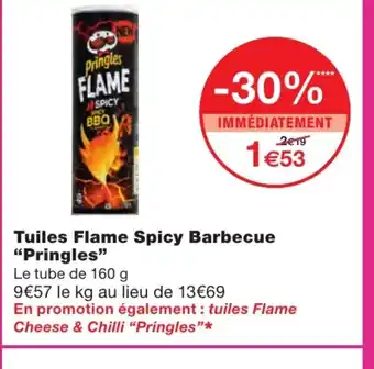 Monoprix Tuiles flame spicy barbecue "pringles" offre