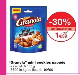 "Granola" mini cookies nappés