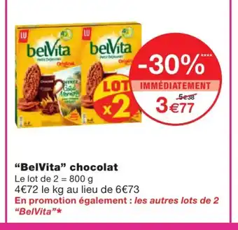 "Belvita" chocolat