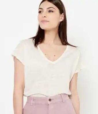 T-shirt femme en lin éco-responsable