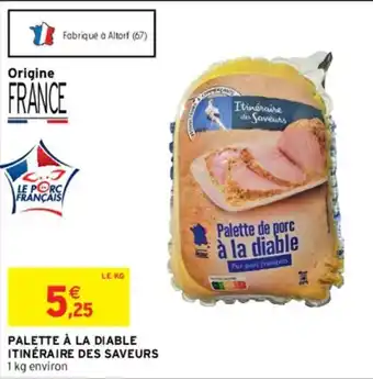 Palette à la diable itinéraire des saveurs