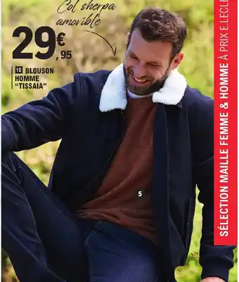 E.Leclerc Blouson Homme Tissaia offre