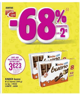 E.Leclerc Kinder Bueno offre