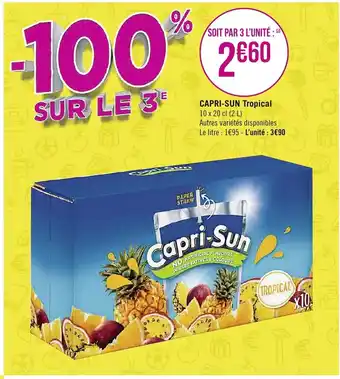 E.Leclerc Capri-Sun Tropical offre