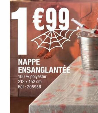 La Foir'Fouille Nappe ensanglantée offre