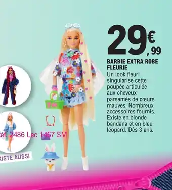 Barbie Extra Robe Fleurie