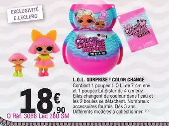 L.O.L Surprise Color Change