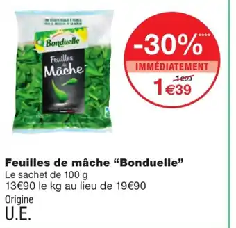 Monoprix Feuilles De Mâche Bonduelle offre