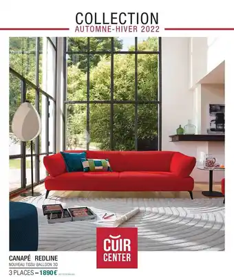 Cuir Center Canapé redline offre