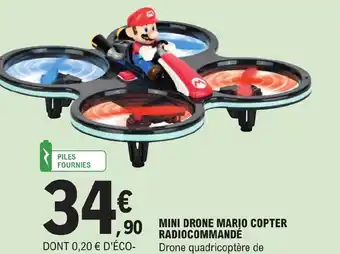Jouet E.Leclerc Mini Drone Mario Copter Radiocommandé offre