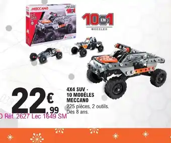 4x4 Suv 10 Modèles Meccano