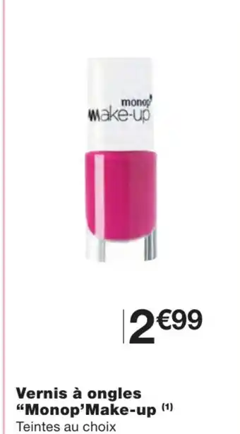 Monoprix Vernis à Ongles offre