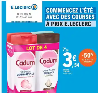 E.Leclerc Douche Cadum offre