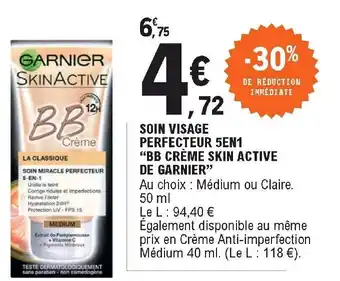 E.Leclerc Soin Visage Perfecteur 5En1 offre