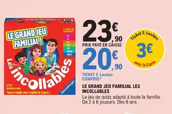 Le Grand Jeu Familial Les Incollables