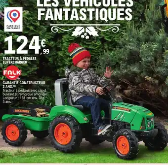 Tracteur à pédales Supercharger