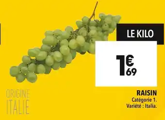 Supeco Raisin offre