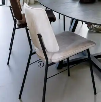 H&H Chaise faas en tissu karese offre