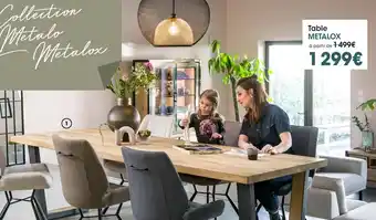H&H Table metalox offre