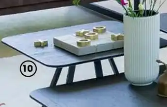 H&H Table basse ridgefield 50x50cm offre