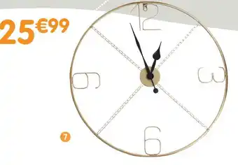 Horloge dorée