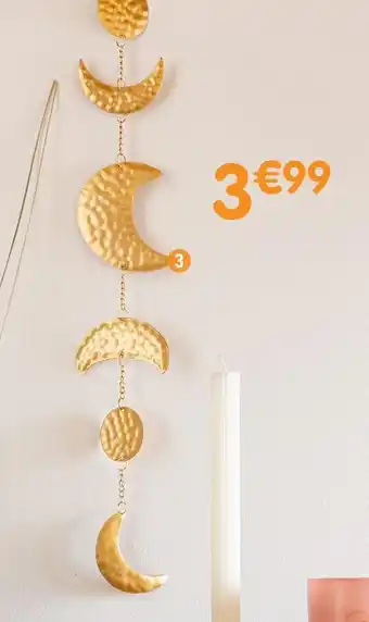 b&m Déco à suspendre lune offre