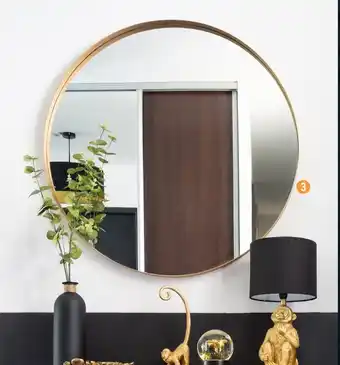 b&m Miroir doré offre