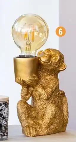 Urban paradise lampe singe avec ampoule