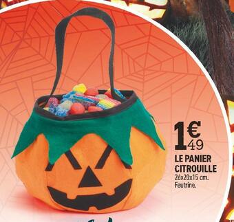 Centrakor Le panier citrouille offre