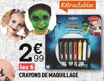 Centrakor Crayons de maquillage offre