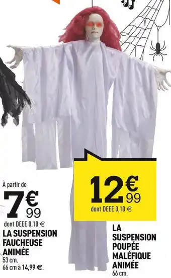 Centrakor La suspension poupée maléfique animée offre