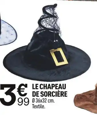 Centrakor Le chapeau de sorcière offre