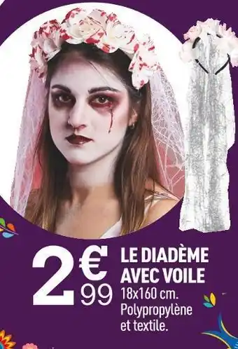 Le diadème avec voile