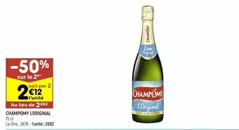 Leader Price Champomy l'original offre
