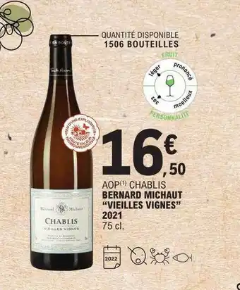 Aop chablis bernard michaut