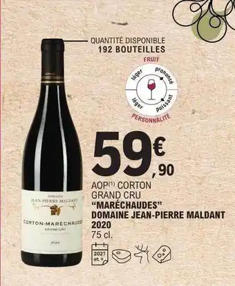 E.Leclerc Aop corton grand cru offre